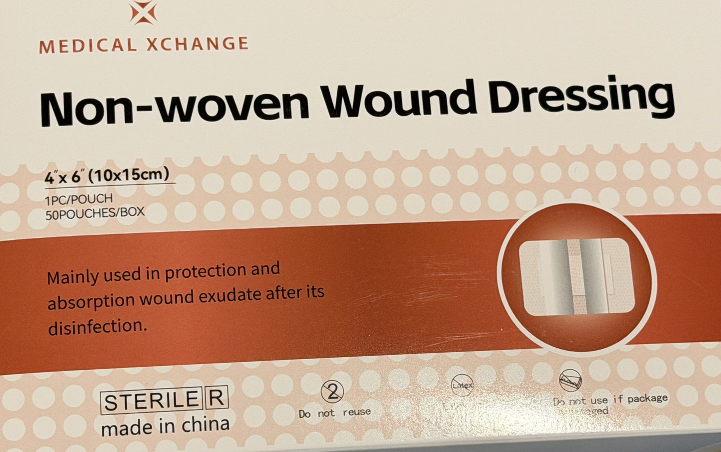 Non-woven Wound Dressing 10x10cm