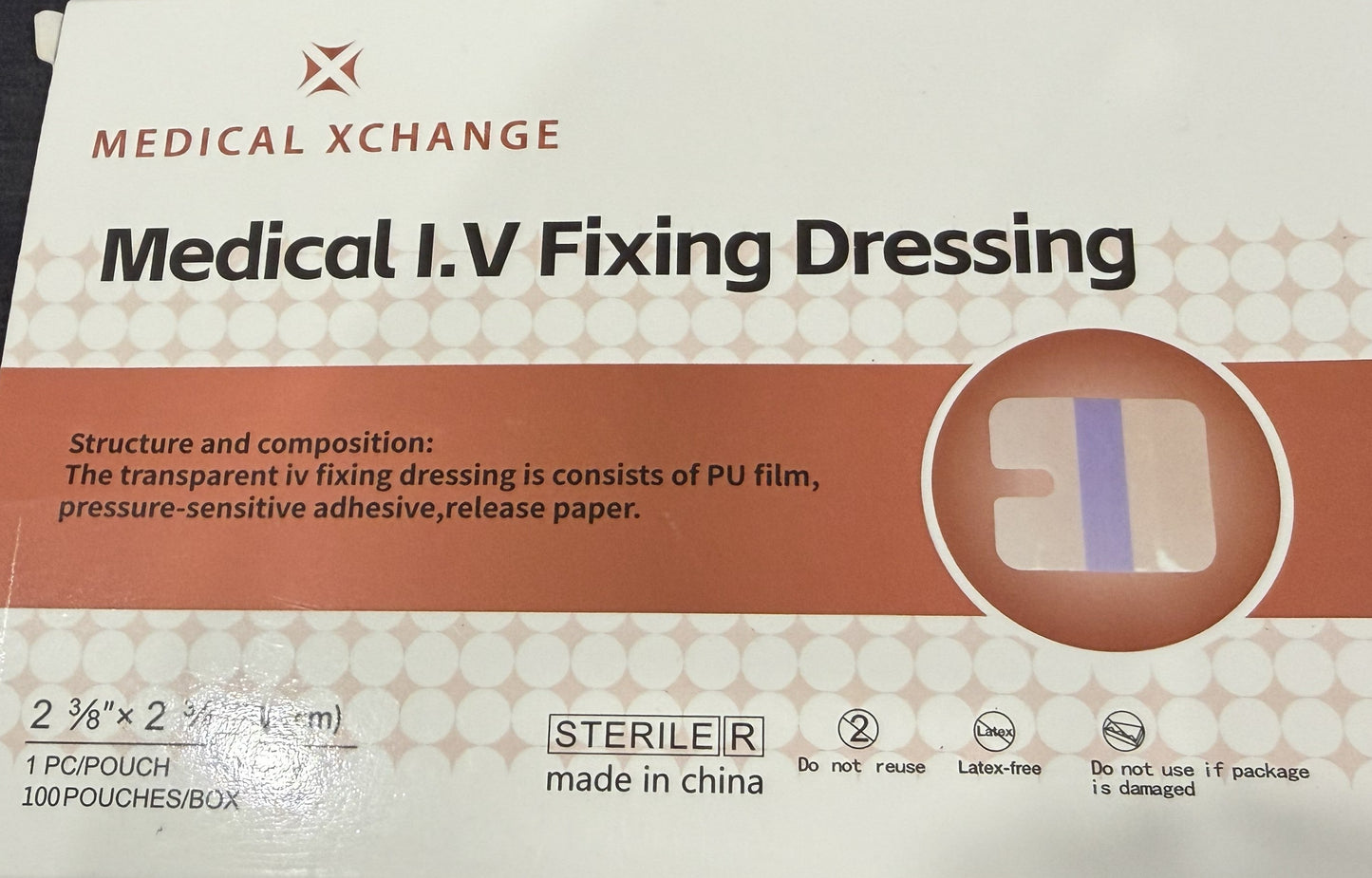 I.V. Cannula Fixing Dressing