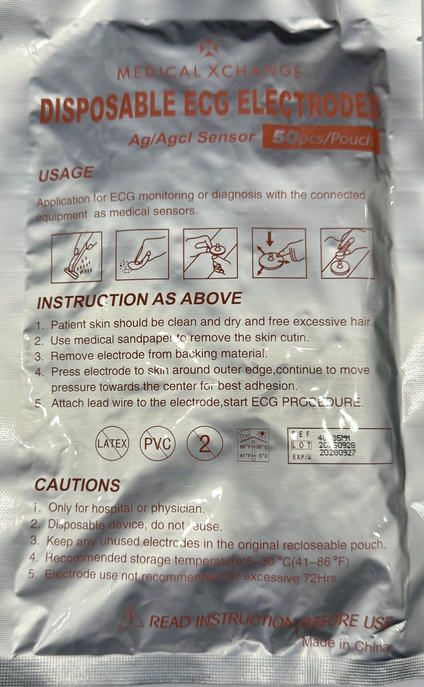 ECG Resting electrodes