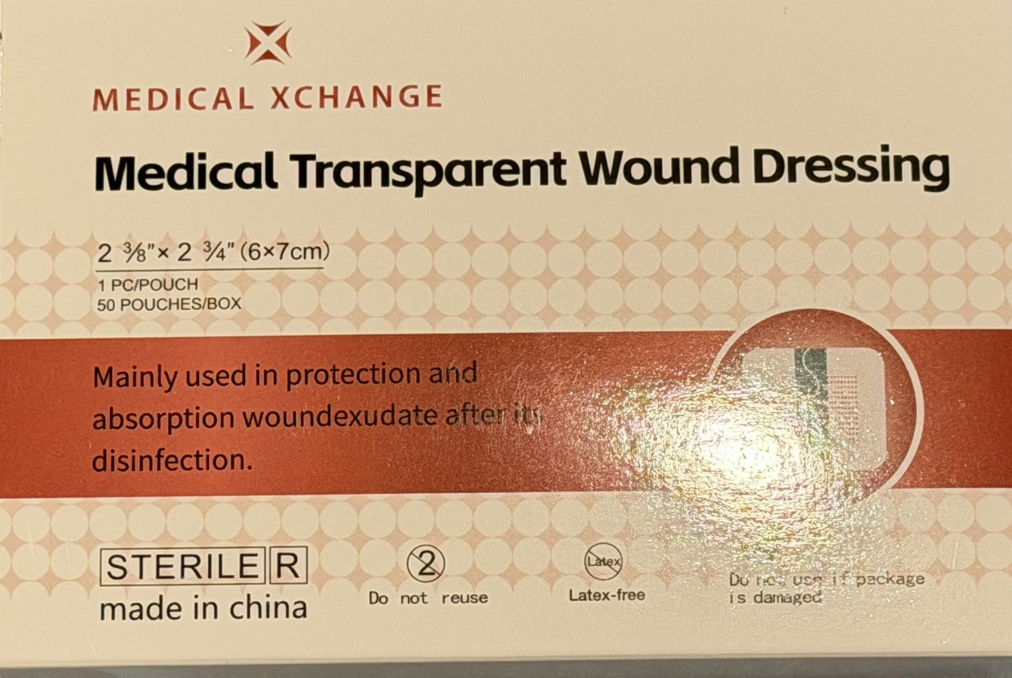 Transparent wound dressing
